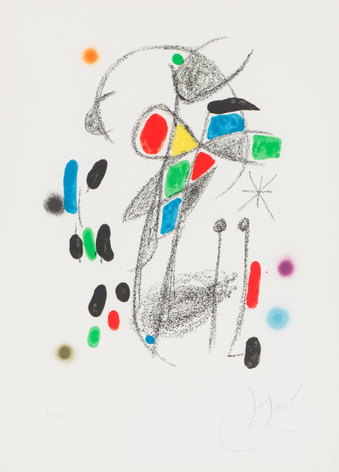 Maravillas con Variaciones Acrósticas en El Jardín de Miró, Plate 18 (M. 1070; C. 211) by Joan Miró