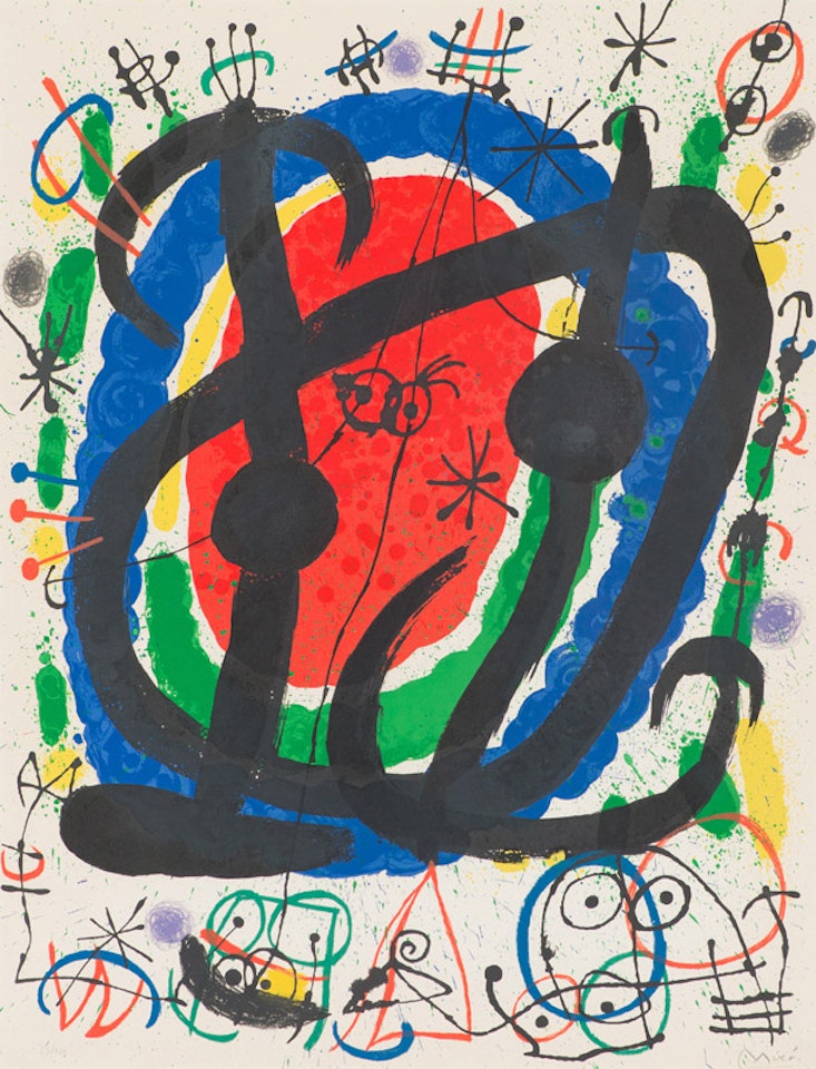 Exposition "XXII Salon de Mai" (Maeght 432, Mourlot 500) by Joan Miró