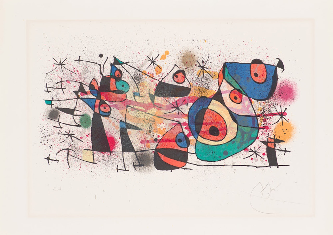 Céramiques, from Céramiques de Miro et Artigas (Mourlot 928) by Joan Miró