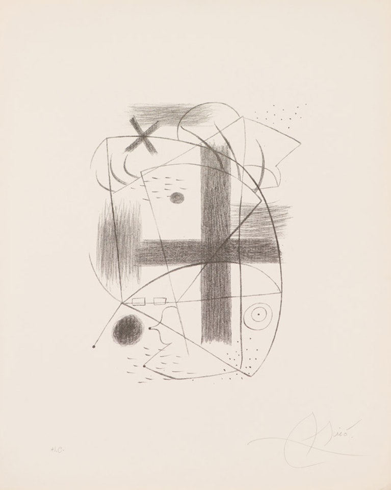 Lithograph II (Mourlot 1a) by Joan Miró
