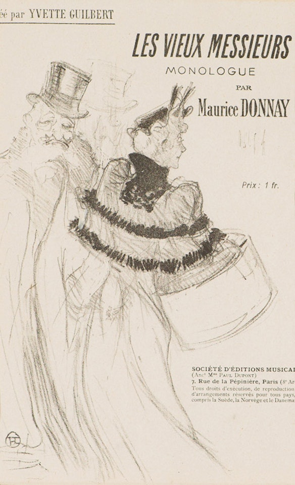 Les Vieux Messieurs (D. 75 II, Adh. 80 II, Adr. 95 II, W. 57) by Henri de Toulouse-Lautrec