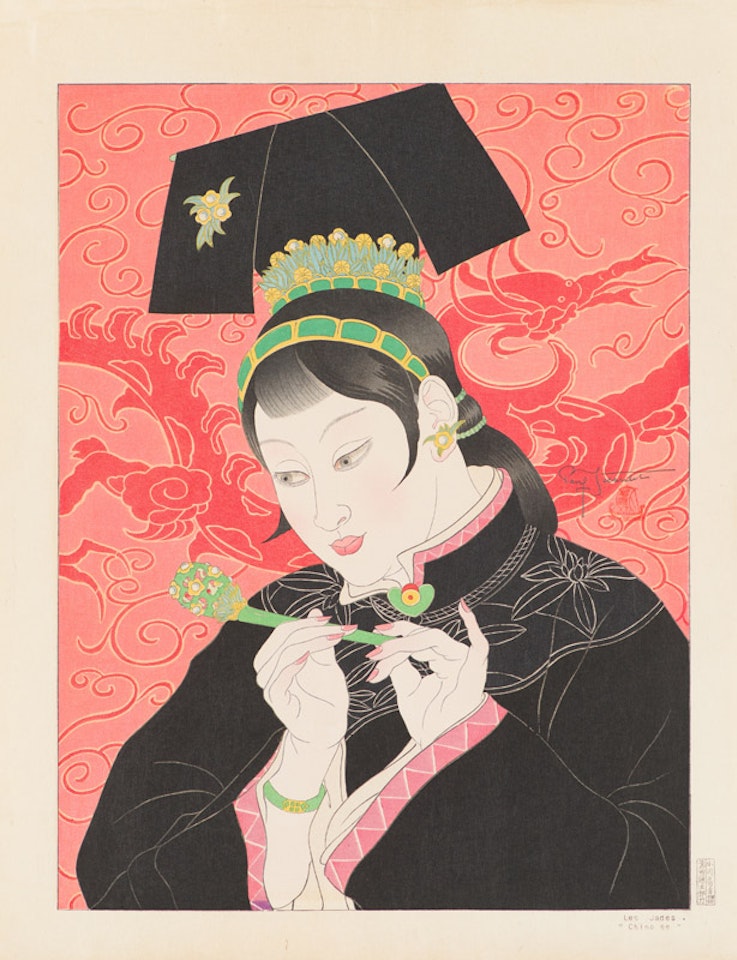 Les Jades "Chinoise" by Paul Jacoulet