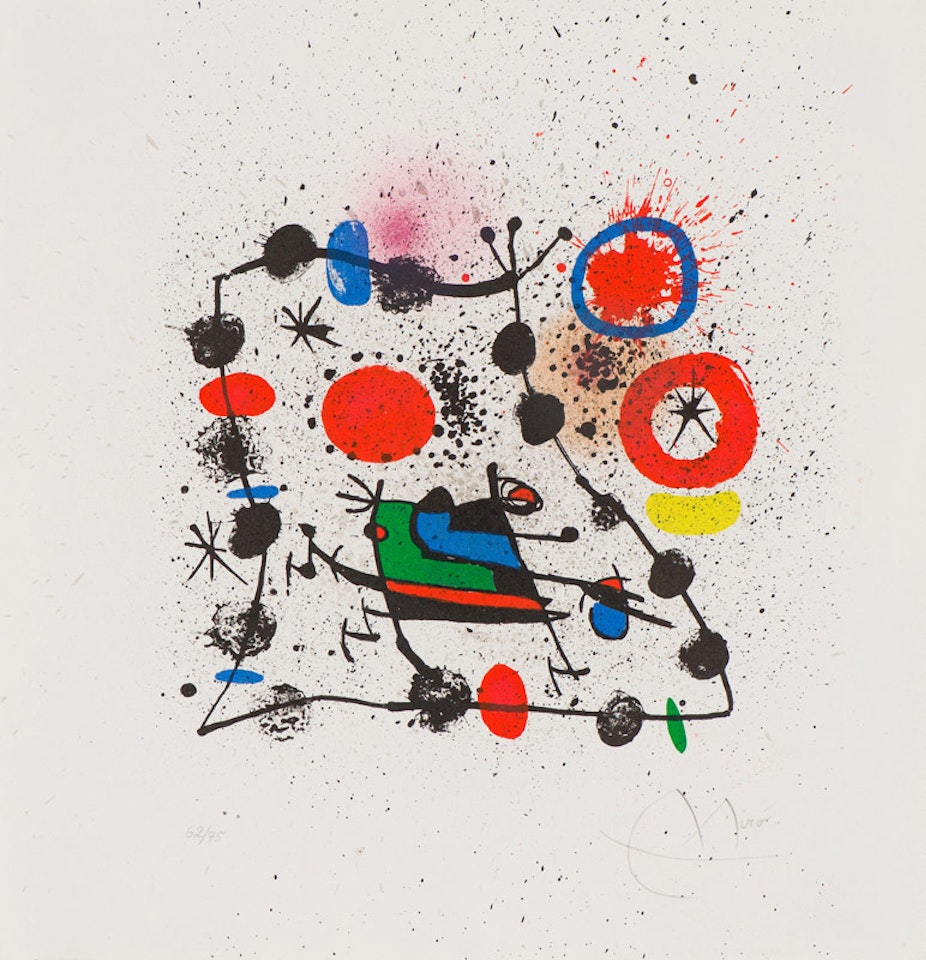Catalogue for the Exhibition "Miró" (M. 683) by Joan Miró
