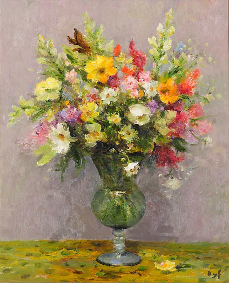 Fleurs au Pot Médicis by Marcel Dyf