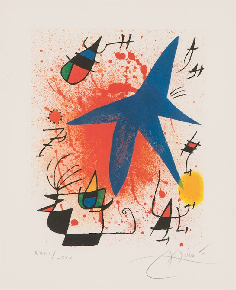L"Astre Bleu (M. 867) by Joan Miró