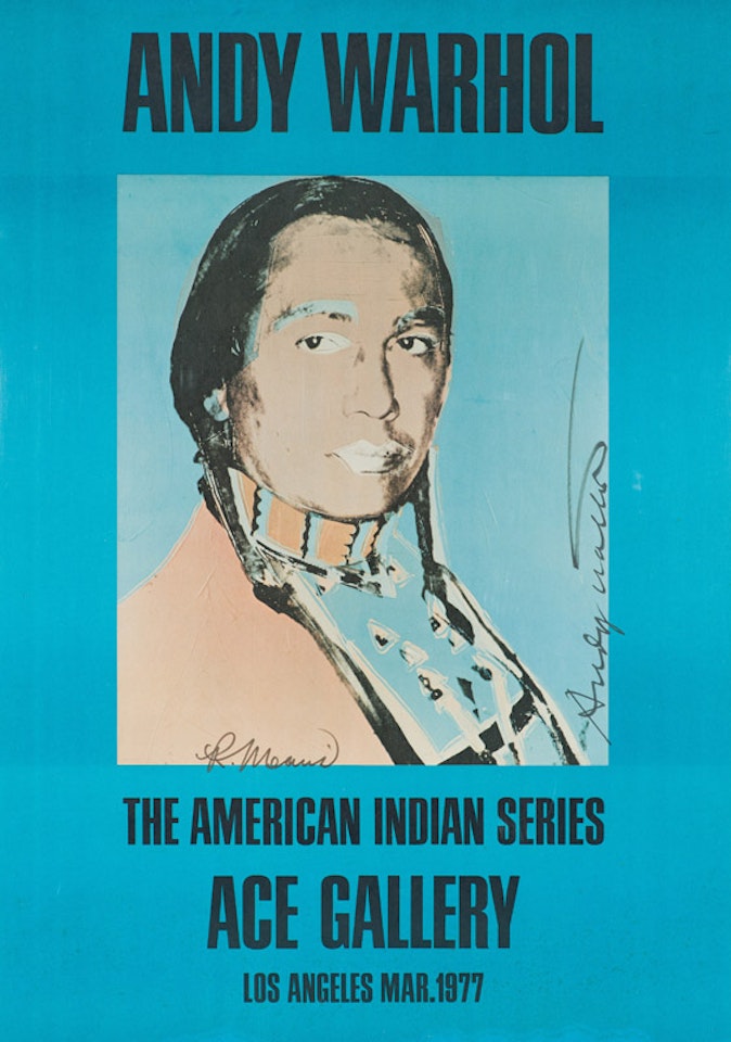 The American Indian Series: Ace Gallery by Andy Warhol