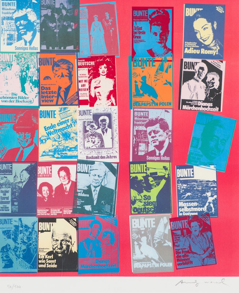 Magazine and History (Bunte) (F&S II.304A) by Andy Warhol