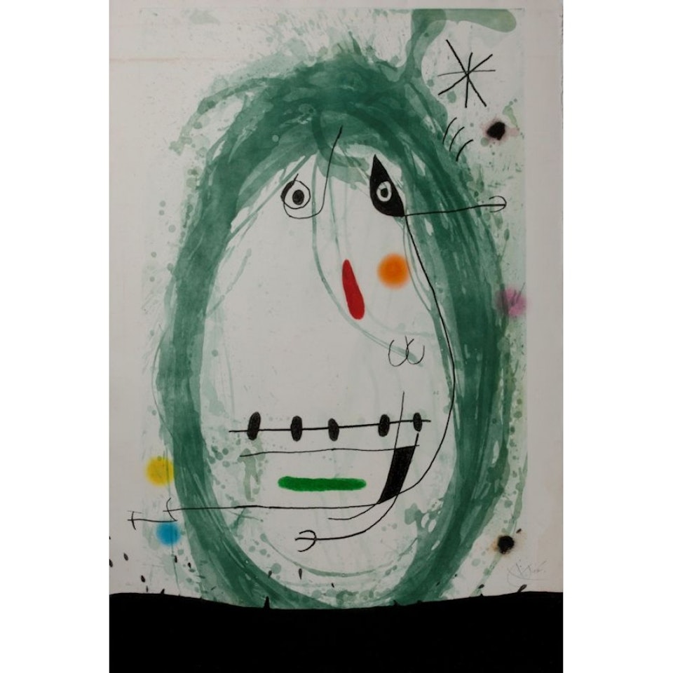 L" Exile Vert by Joan Miró