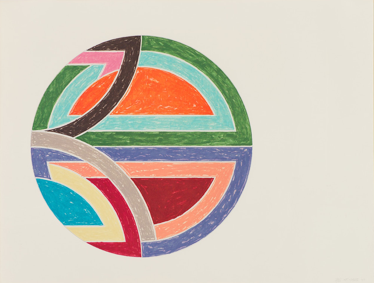 Sinjerli Variation 1 (A. 113) by Frank Stella