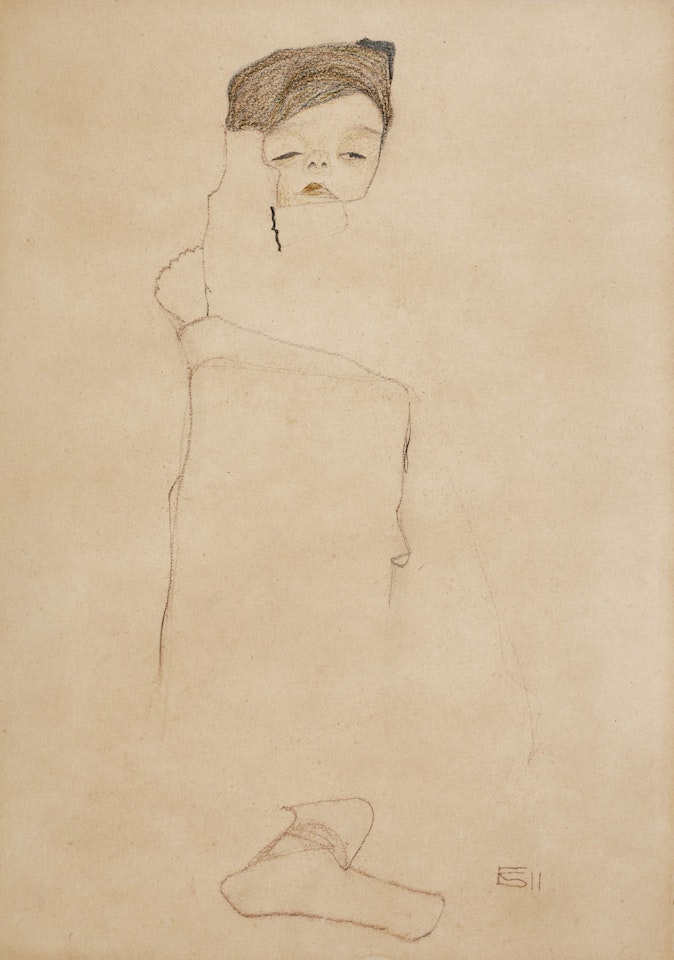 KLEINKIND (BABY) by Egon Schiele