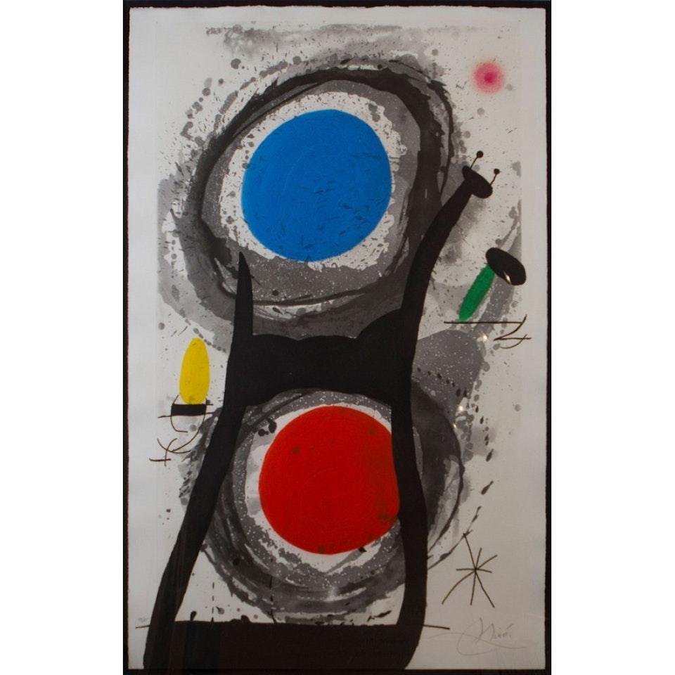 L Adorateur du Soleil (Sun Worshipper) (Dupin 483) by Joan Miró