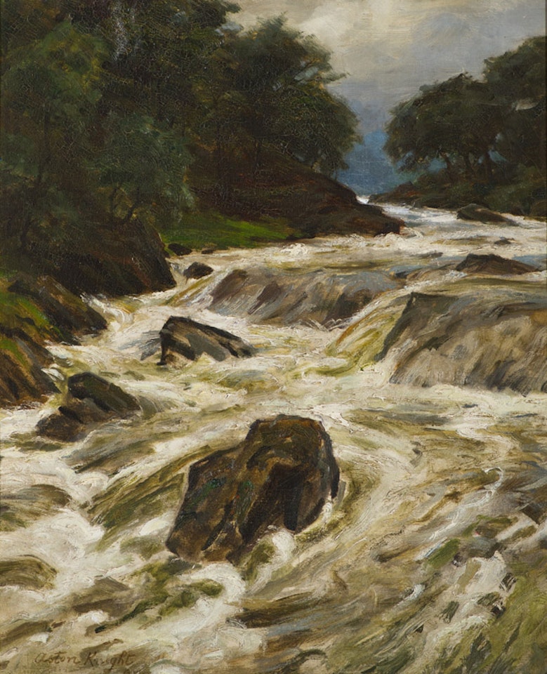 Rushing Stream by Louis Aston Knight