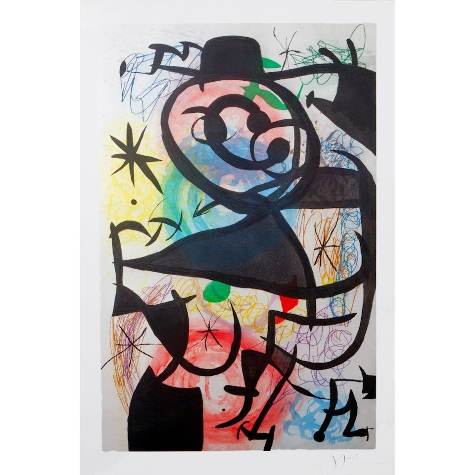 Le Pitre Rose by Joan Miró