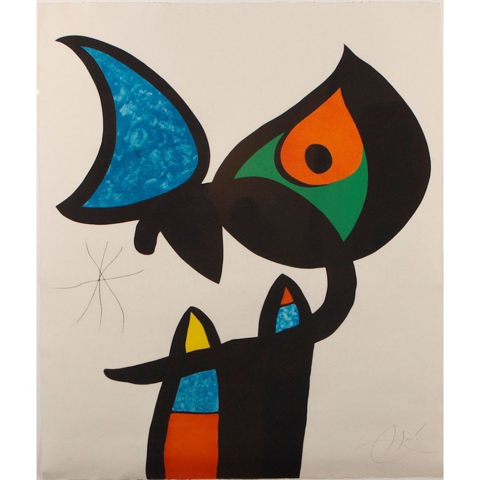 Espriu-Miro Series Plate III by Joan Miró