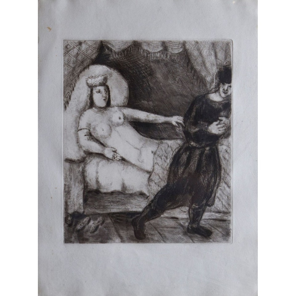 Potiphars Wife by Marc Chagall
