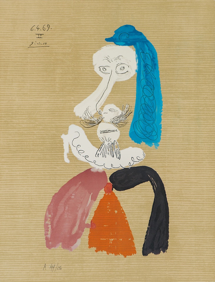 6.4.69 II (Portrait Imaginaire Series) by Pablo Picasso