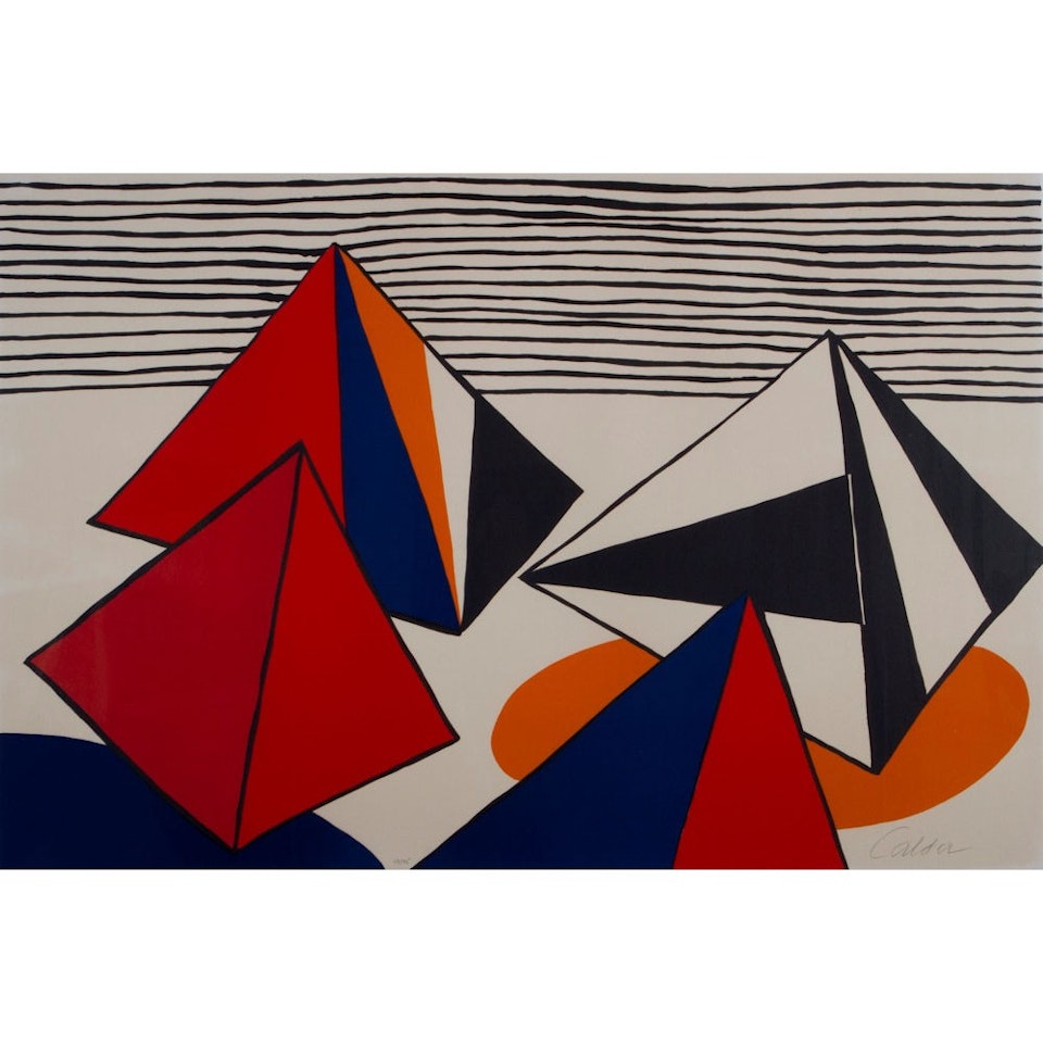 Les Pyramides Grandes by Alexander Calder