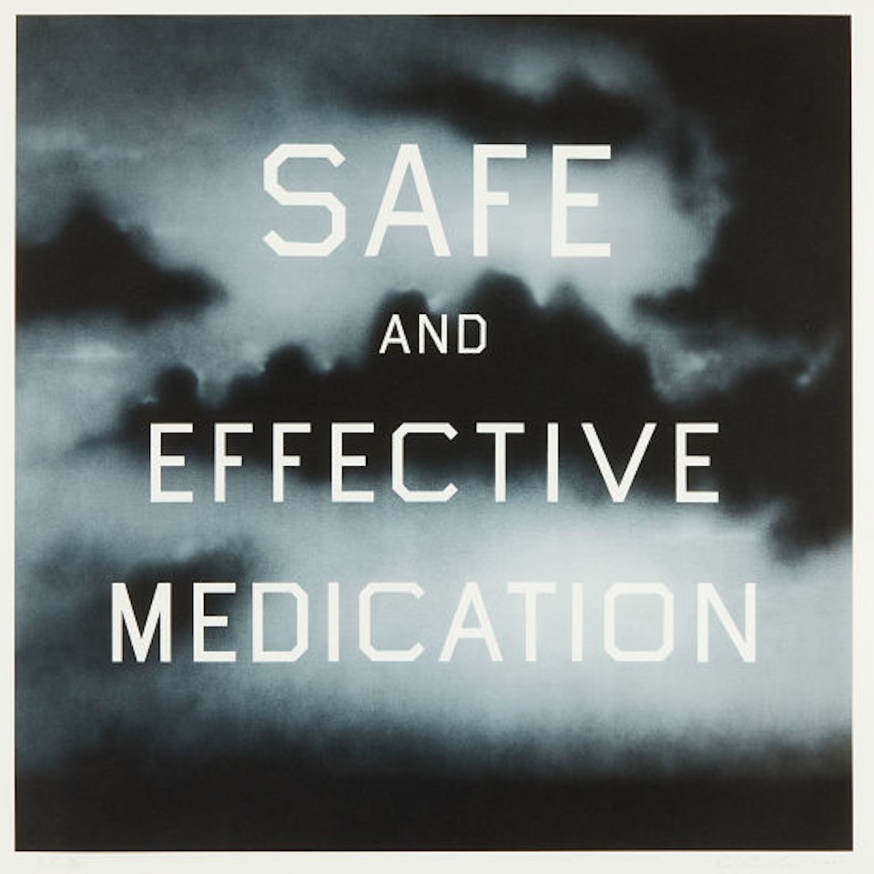 Safe and Effective Medication by Ed Ruscha