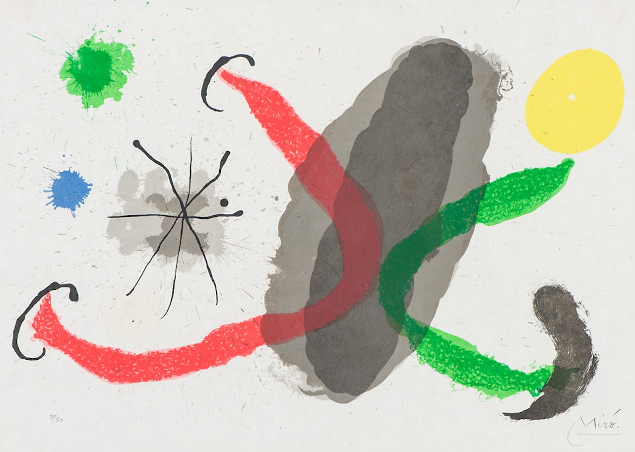 Le Lézard aux Plumes d"Or (M. 460) by Joan Miró