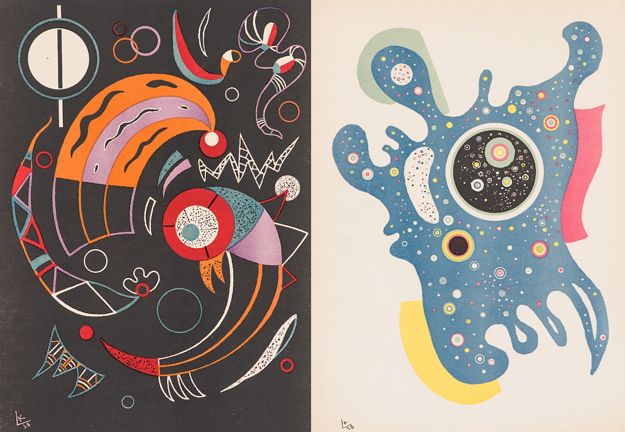 Stars & Comets from the Celestial Bodies for Verve by Wassily Kandinsky