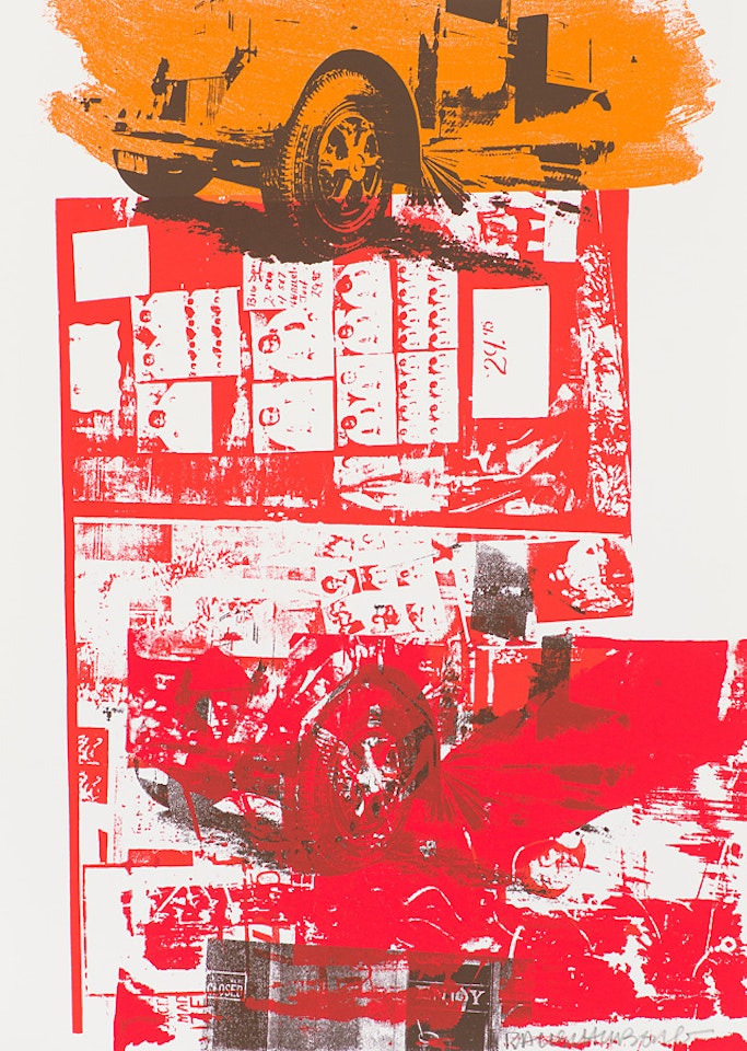 Read Bleed (Ausstellung Galerie Beyeler, Basel) by Robert Rauschenberg