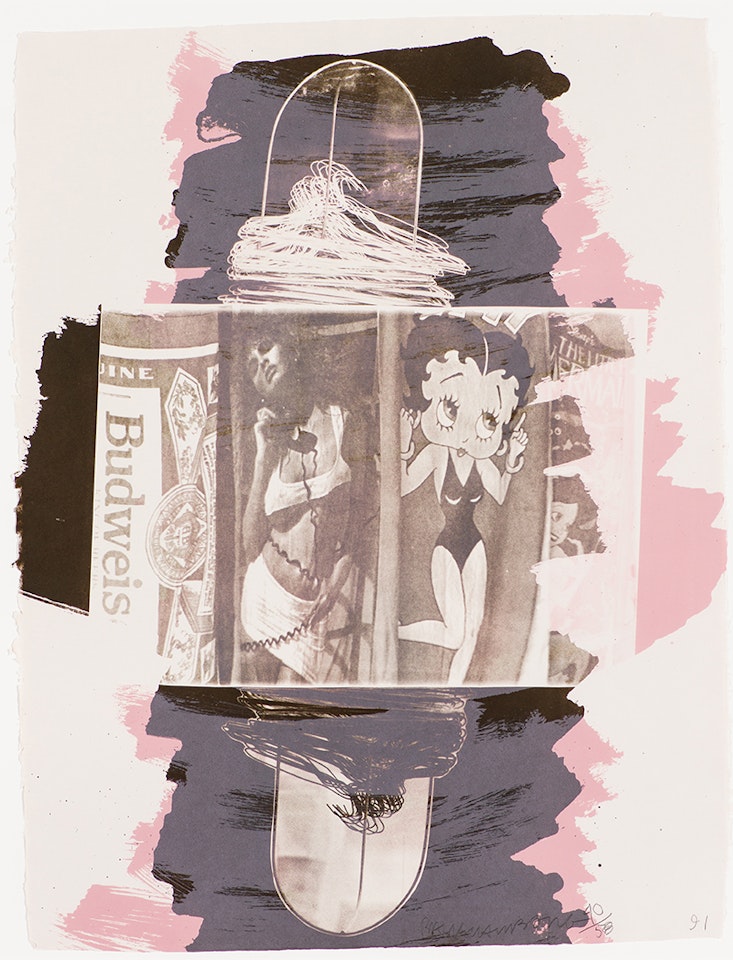 Hollywood Sphinx, from Illegal Tender L.A. (G. 1527) by Robert Rauschenberg