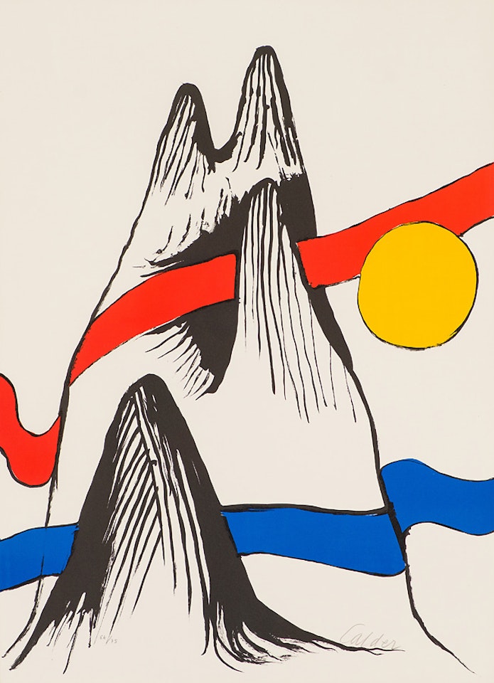 Les Rubans (Ribbons) by Alexander Calder