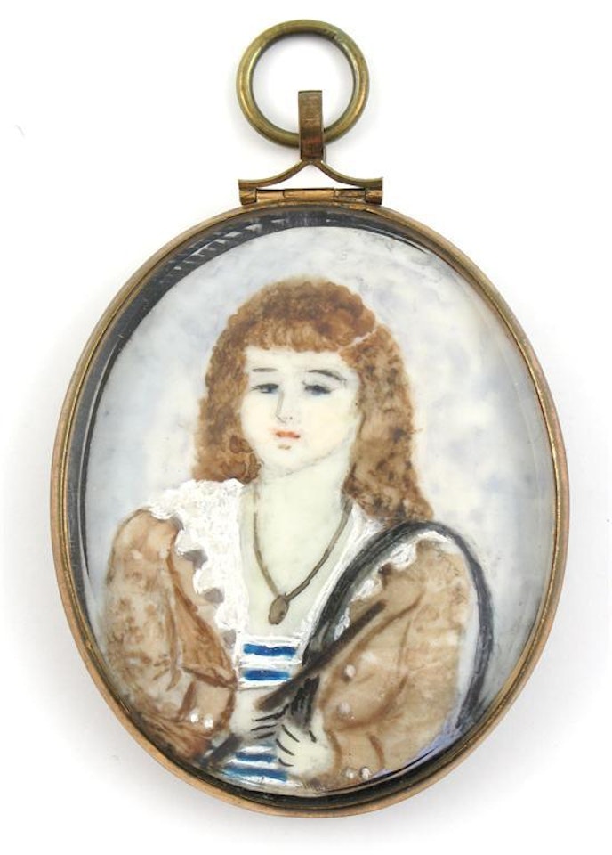 Portrait of a girl by English School