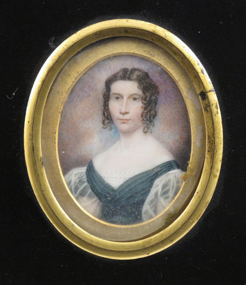 half length facing left by English School