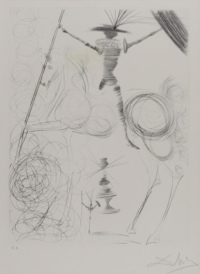 Don Quixote by Salvador Dali