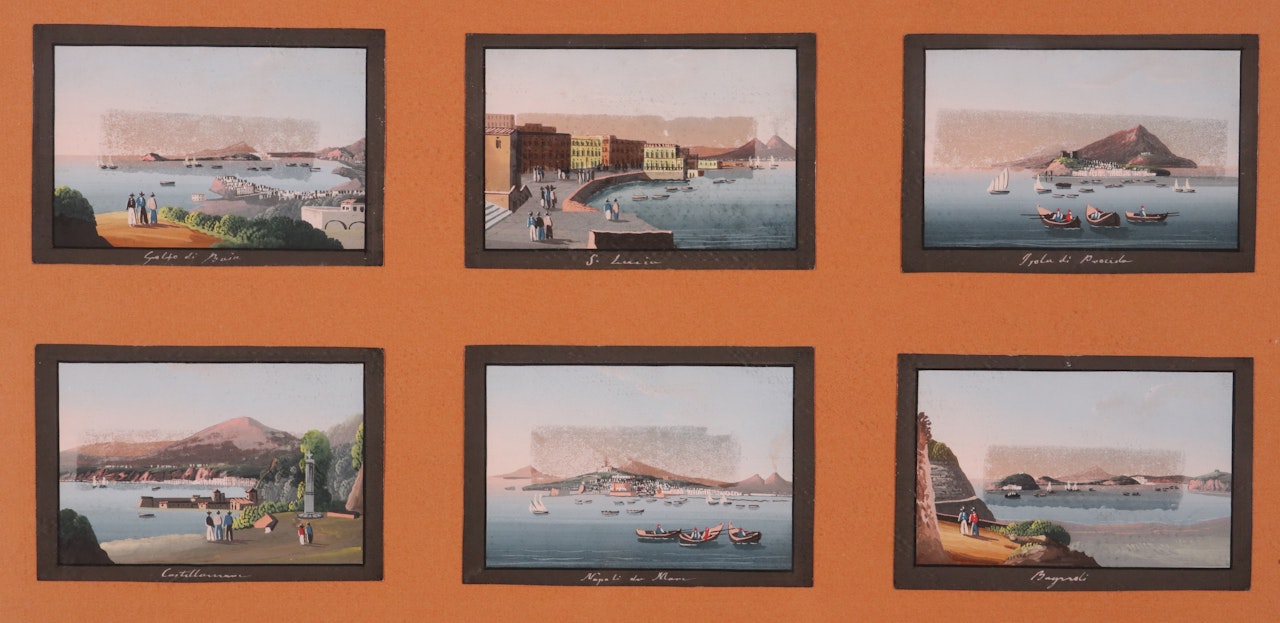 A series of ten Italian scenes by Neapolitan School