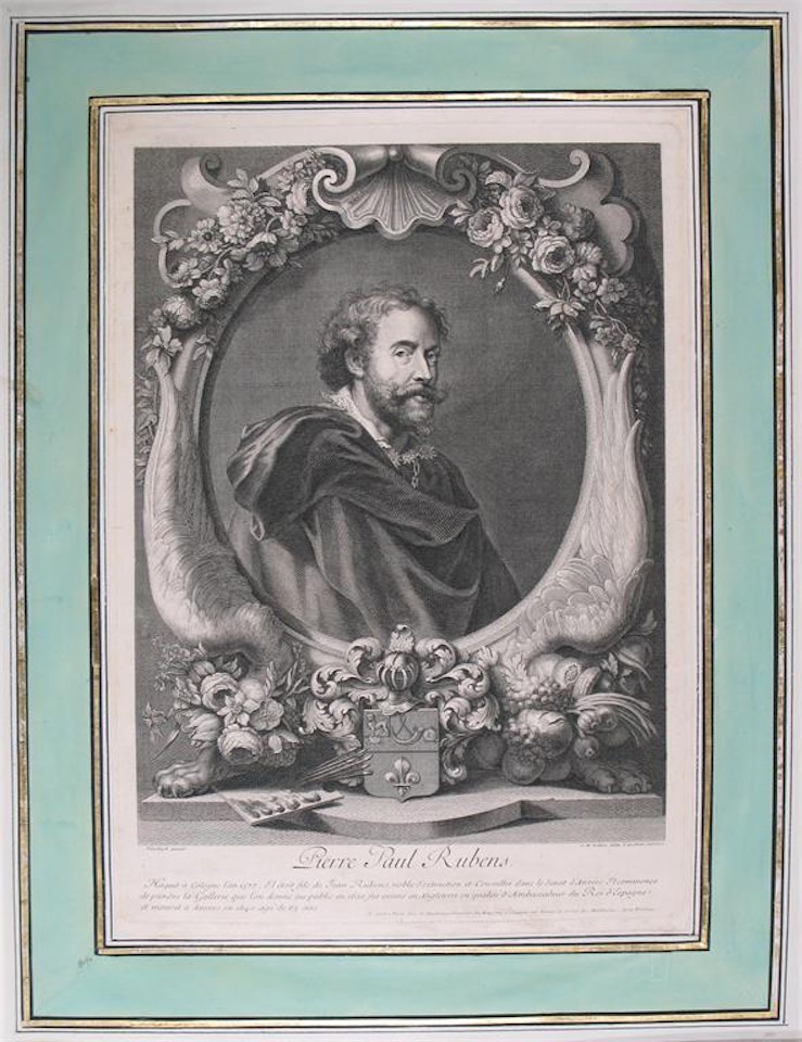 Portrait engravings mainly of artists, sculptors and architects including Noel Coypel; Guillaume Cousteau; André Le Nostre; Nicholas Cousteau; Peter Paul Rubens; Robert Le Lorrain by French School