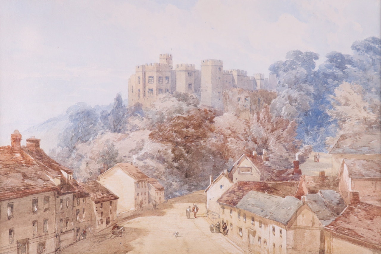 Dunster Castle, Somerset by William Callow