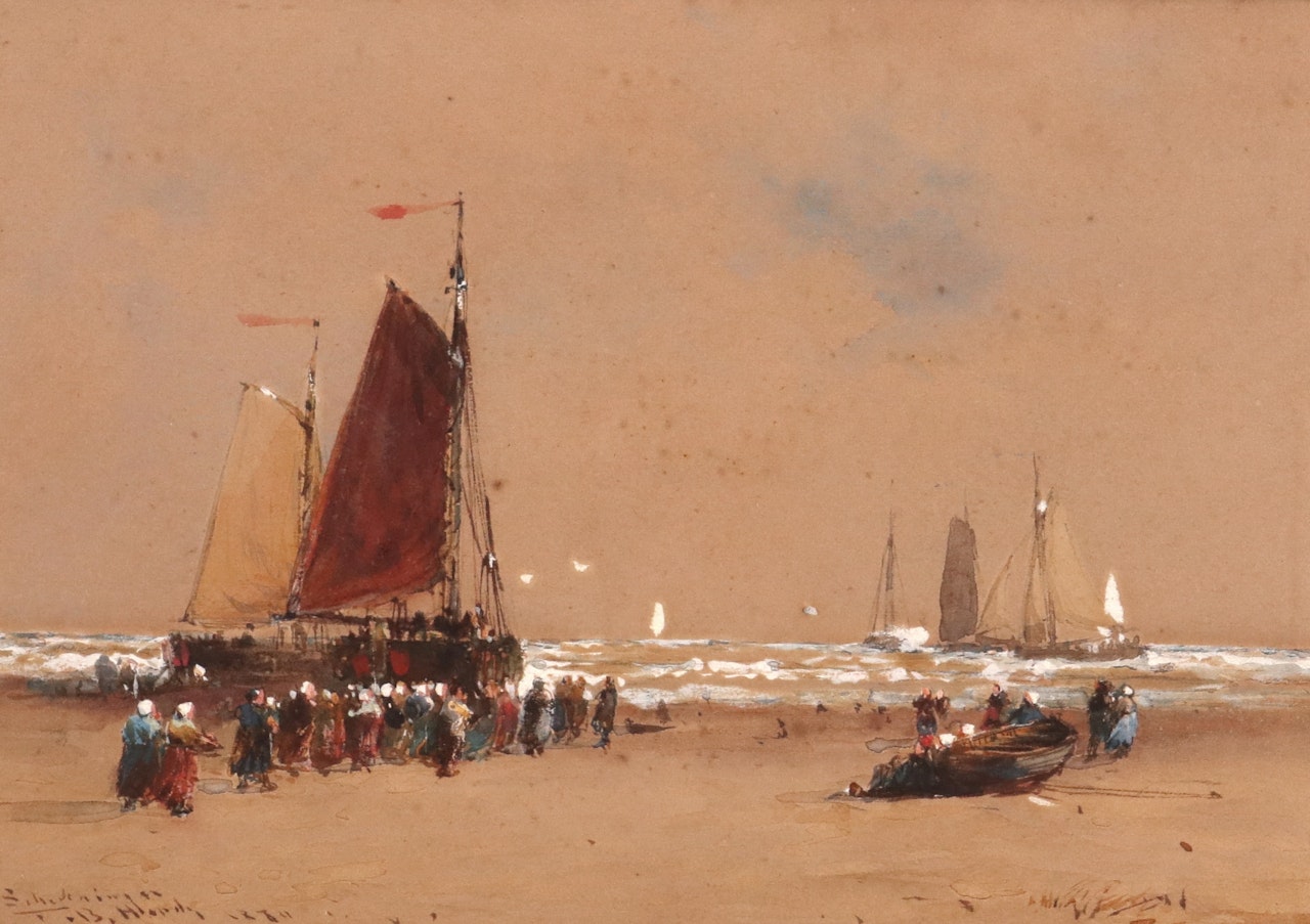 Scheveningen, The Hague by Thomas Bush Hardy