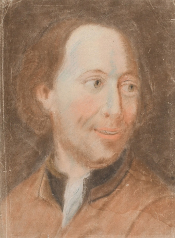 Portrait of a gentleman, possibly John James Heidegger (1666-1749) by English School