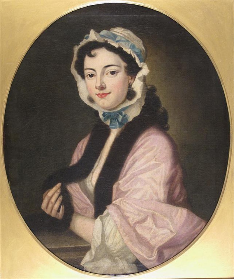 Portrait of Peg Woffington; Helf length, standing by English School