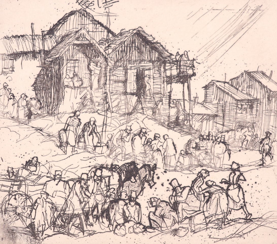 War scenes by Sir Frank Brangwyn