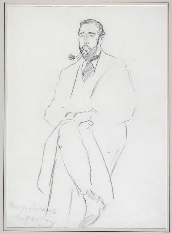 Portrait of Mervyn Lawrence, Sculptor by English School