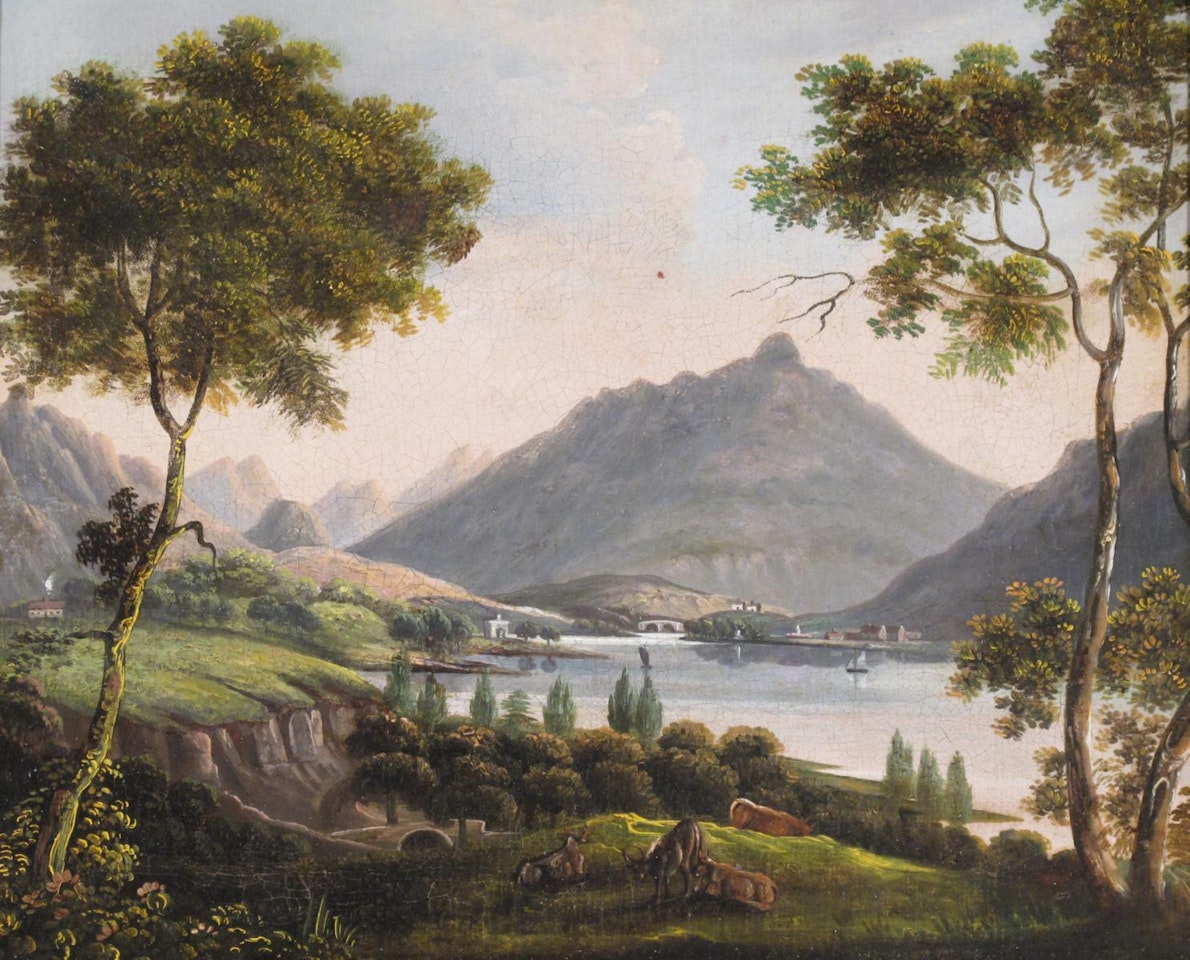 Lakeland landscape by English School