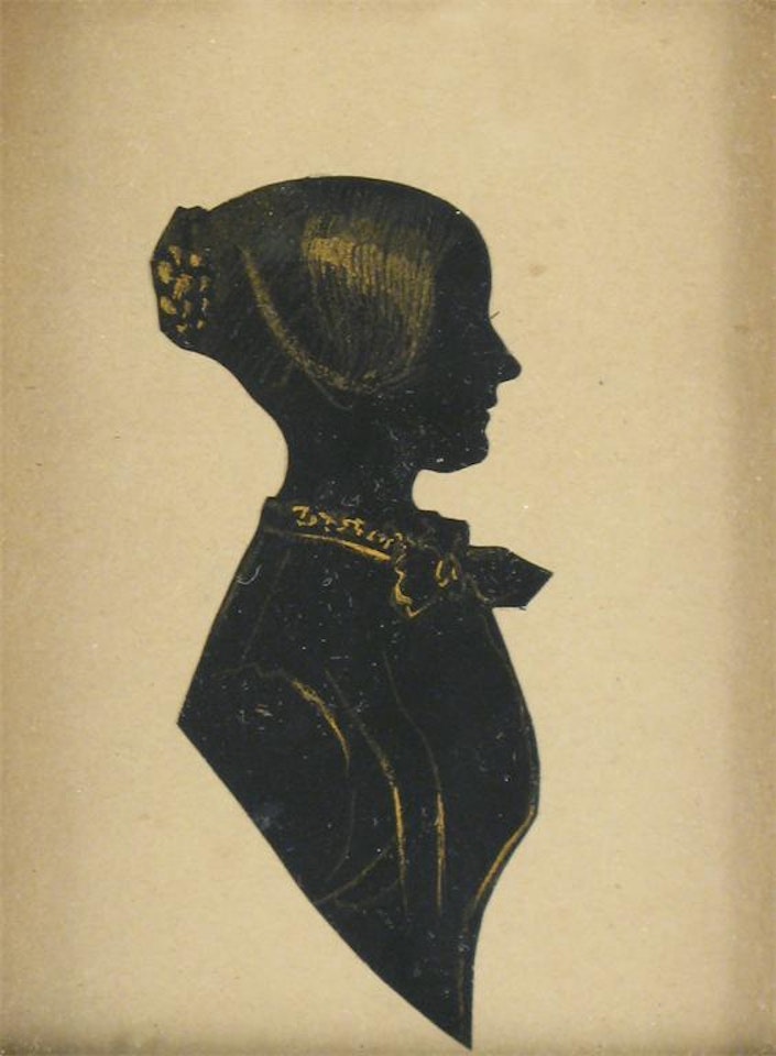 Silhouettes of Mary Ann and Elizabeth Ellen Graham of East Layton on August 11th 1851 by English School