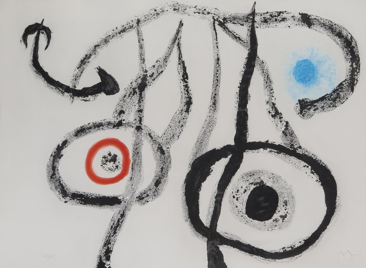 Le porteur d"eau IV by Joan Miró