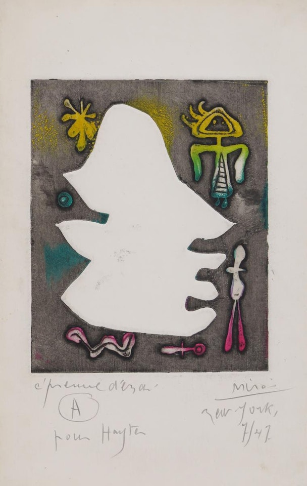 L"Antitête by Joan Miró