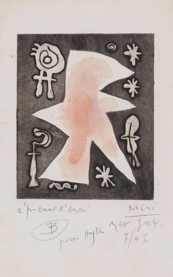 L"Antitête by Joan Miró