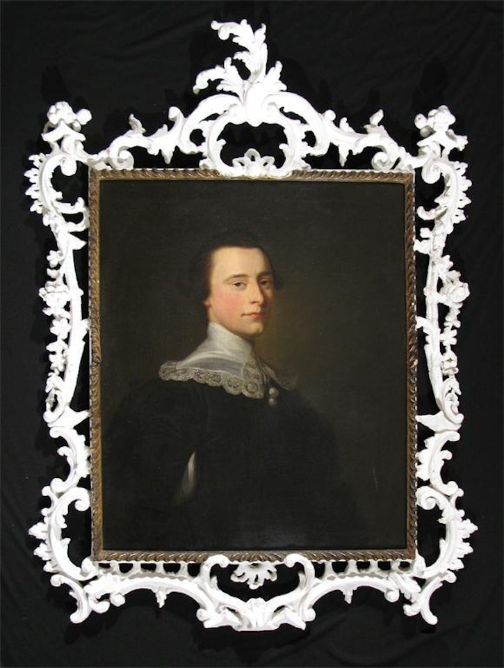 Portrait of a gentleman, half length by English School