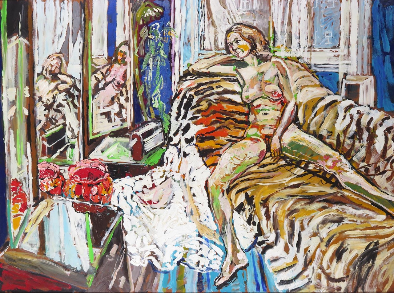 Patti at hove by John Bratby