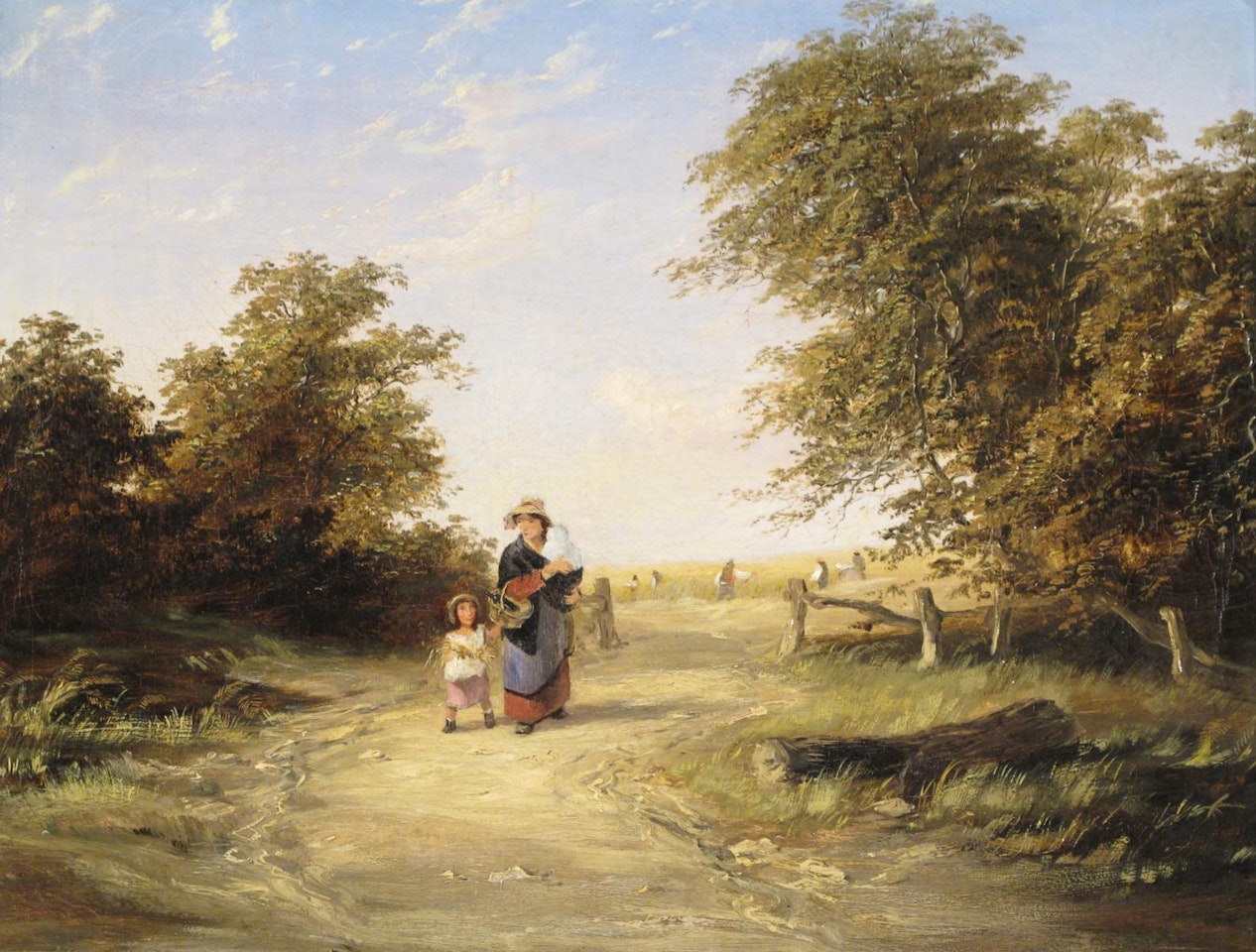 Heading home after a harvest break by English School