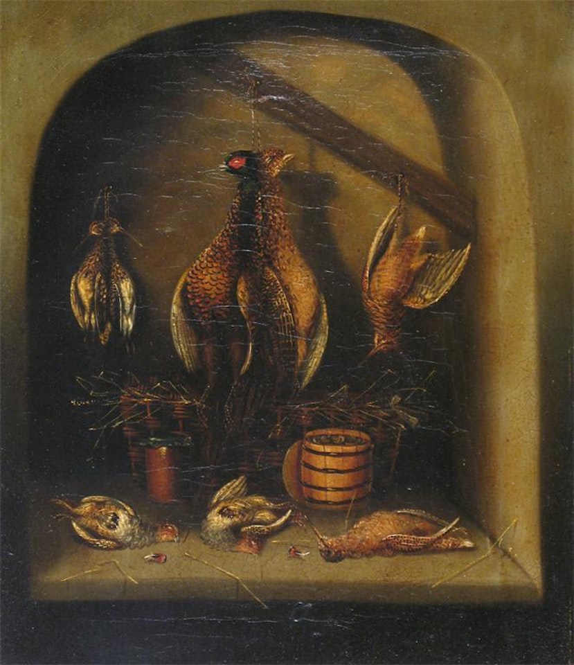 Still life of dead game by English School