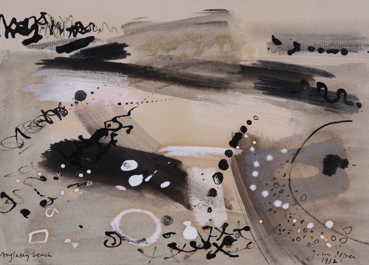 Anglesey beach by John Piper