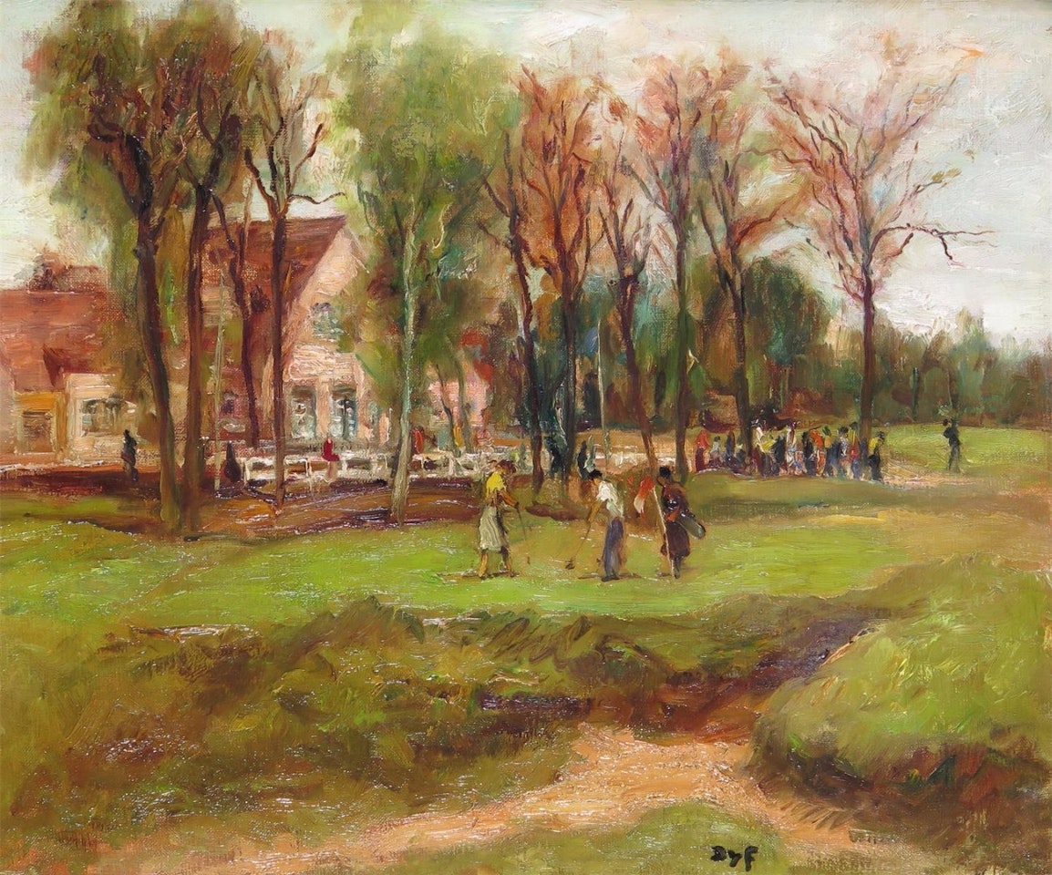 Scene de Golf by Marcel Dyf