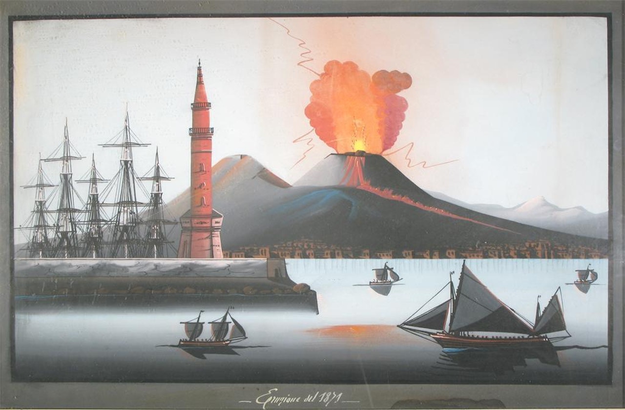 Vesuvius, Eruzione del 1874 by Neapolitan School